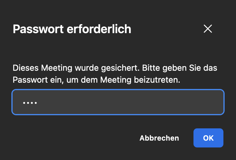 Jitsi Meet* Videokonferenz als Teilnehmer:innen TeilnehmerInnen
