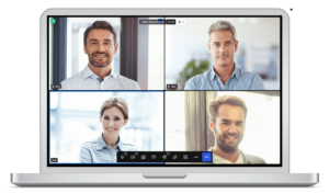 Jitsi Meet Videokonferenz Kachelansicht